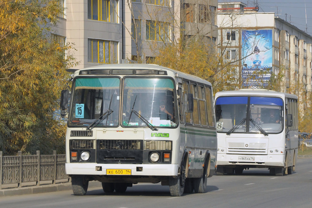 Саха (Якутия), ПАЗ-32054 № КЕ 600 14