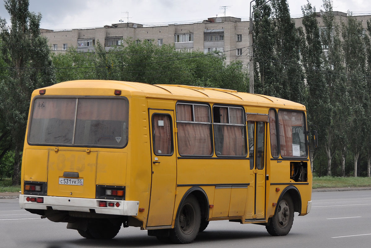 Омская область, ПАЗ-32053 № С 531 УК 55