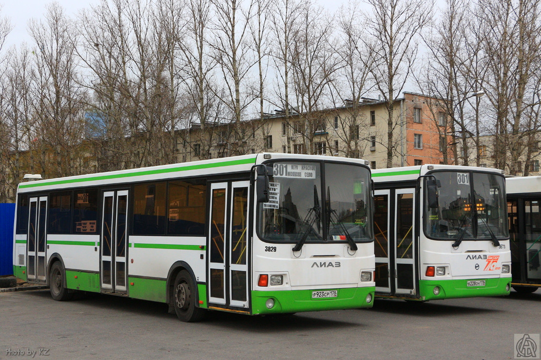 Sankt Petersburg, LiAZ-5293.60 Nr 3829