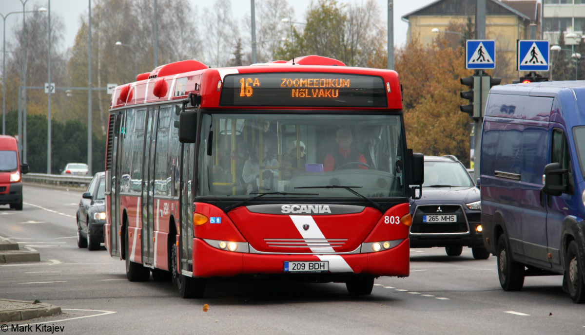 Эстония, Scania OmniCity II № 803