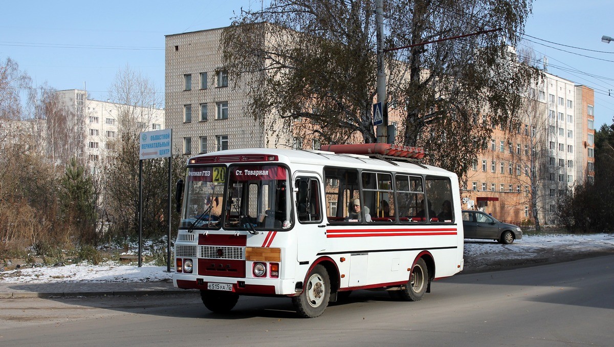 Томская область, ПАЗ-32053 № Е 515 УА 70