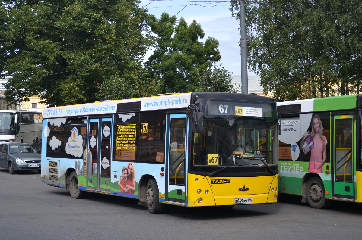 Санкт-Петербург, МАЗ-206.067 № В 049 ВМ 178