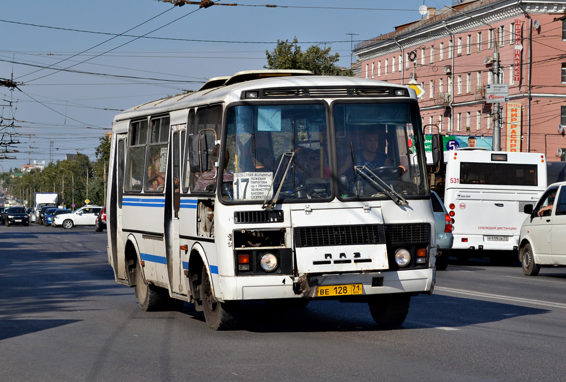 Тульская область, ПАЗ-32054 № ВЕ 128 71