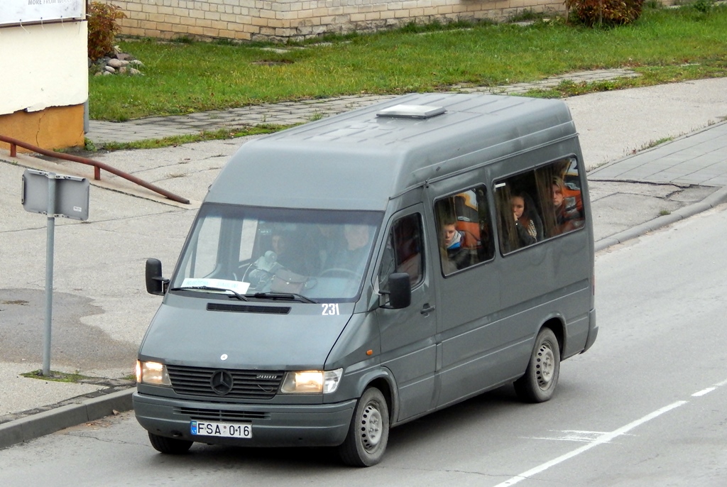 Литва, Mercedes-Benz Sprinter W901/W902 208D № 231