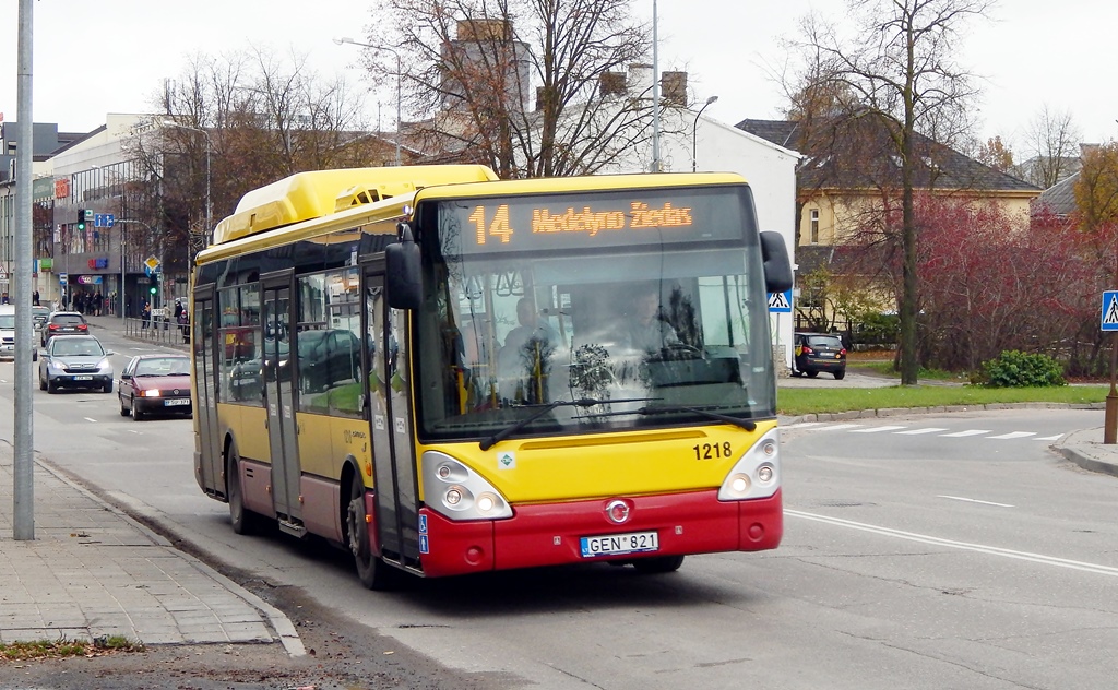 Литва, Irisbus Citelis 12M CNG № 1218