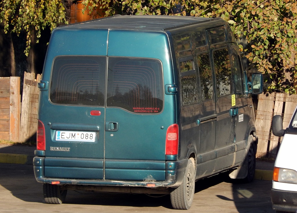 Литва, Renault Master № EJM 088