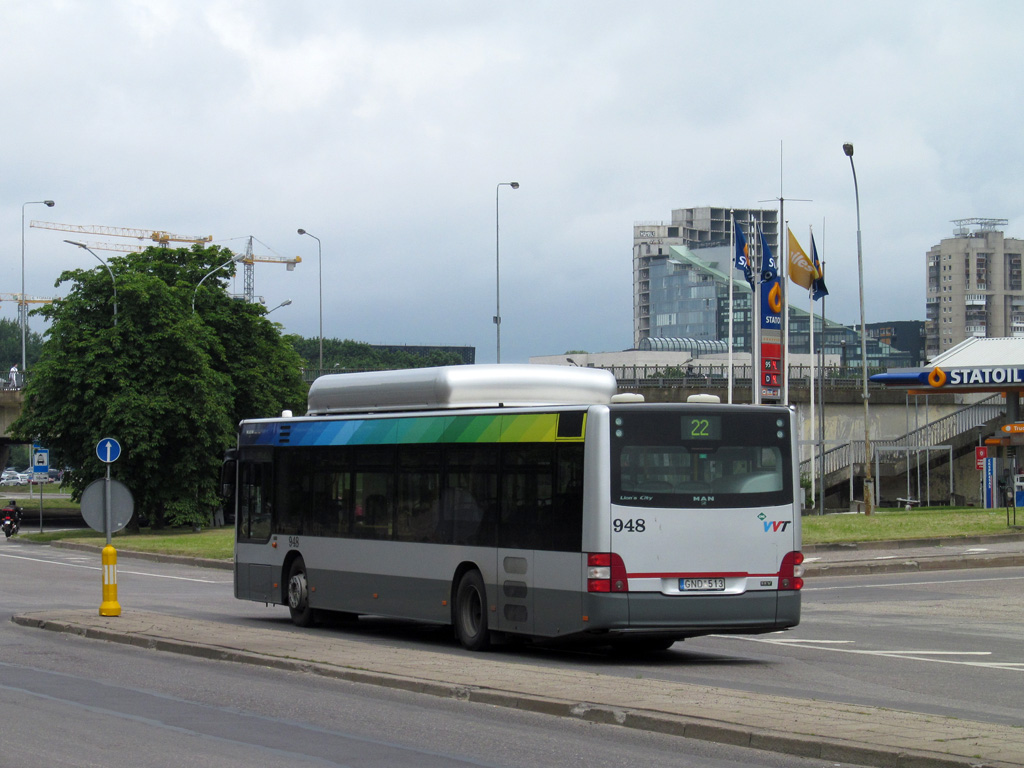 Литва, MAN A21 Lion's City NL273 CNG № 948