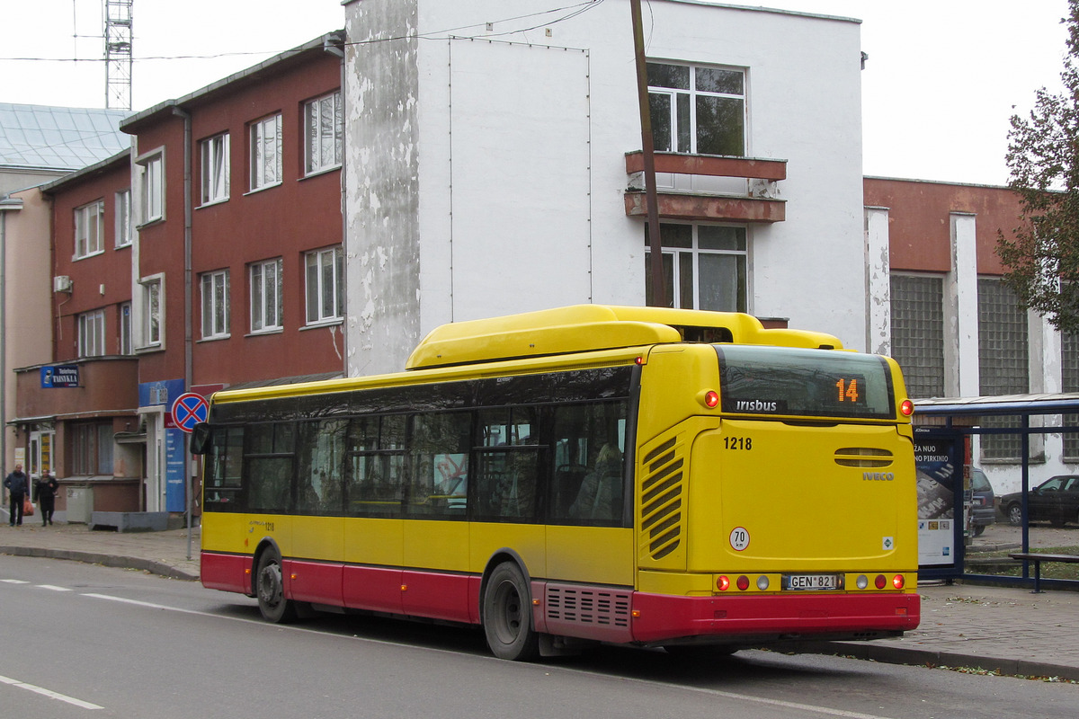 Литва, Irisbus Citelis 12M CNG № 1218