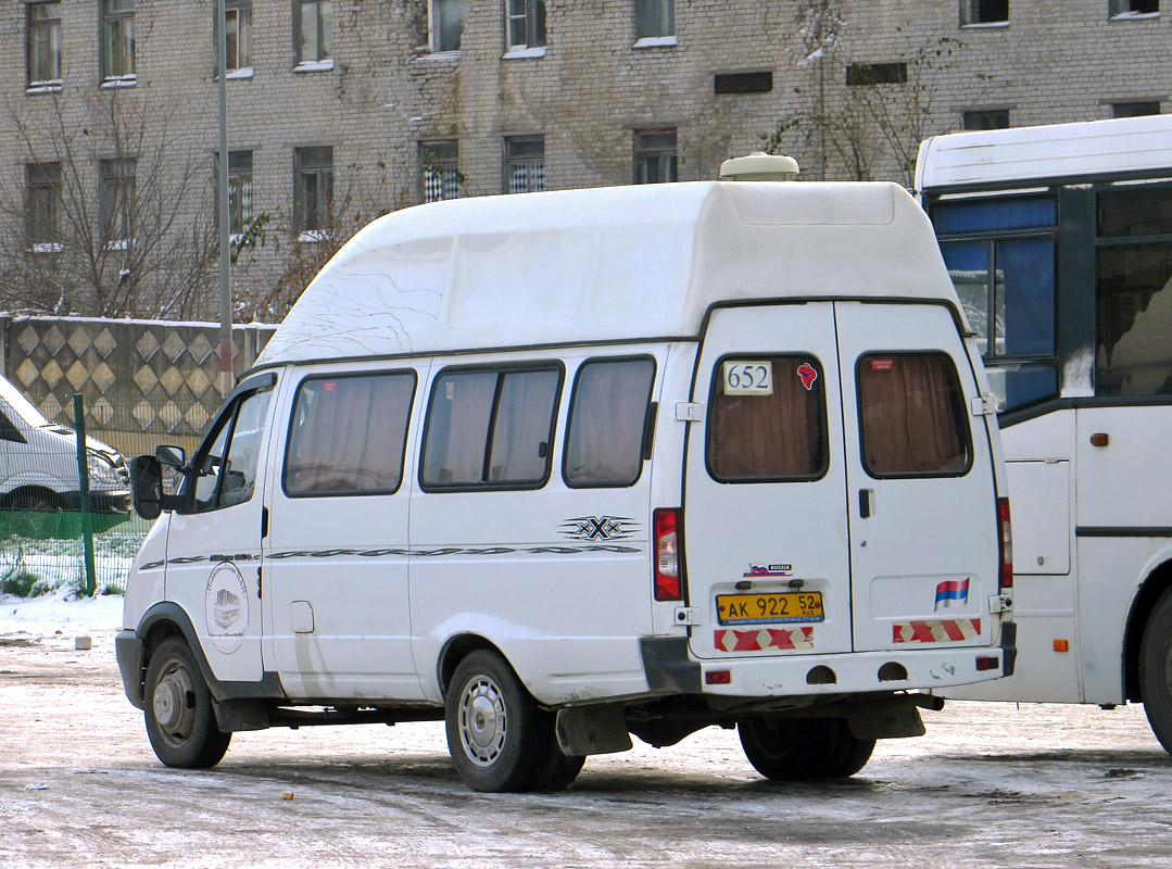 Нижегородская область, Луидор-225000 (ГАЗ-322133) № АК 922 52