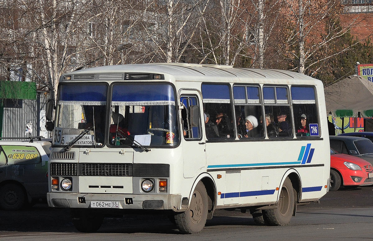 Омская область, ПАЗ-32053 № 786