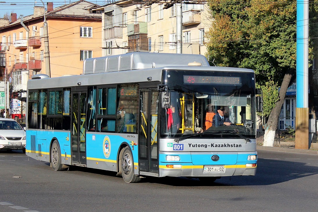 Алматы, Yutong ZK6118HGA № 801