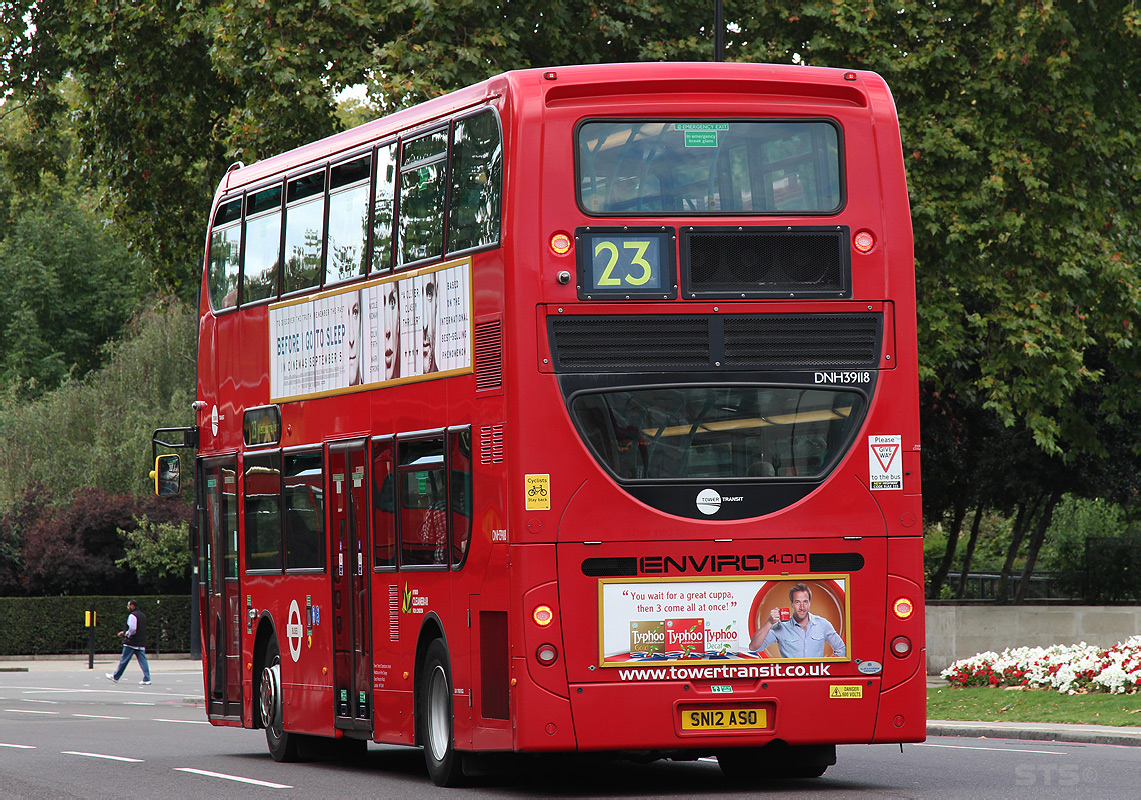 Великобритания, Alexander Dennis Enviro400H № DNH39118