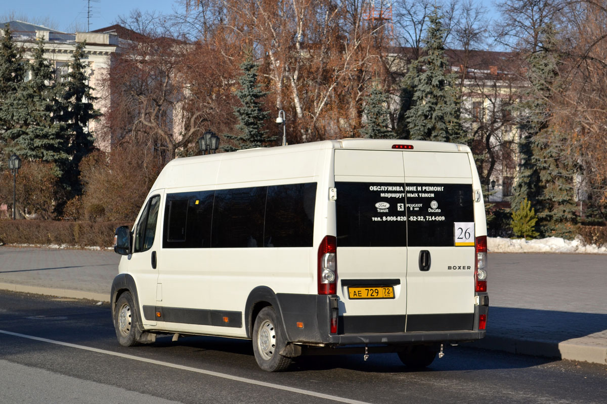 Тюменская область, IRITO Boxer L4H2 (Z8P) № АЕ 729 72