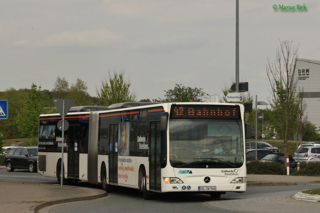 Гессен, Mercedes-Benz O530G Citaro facelift G № 966