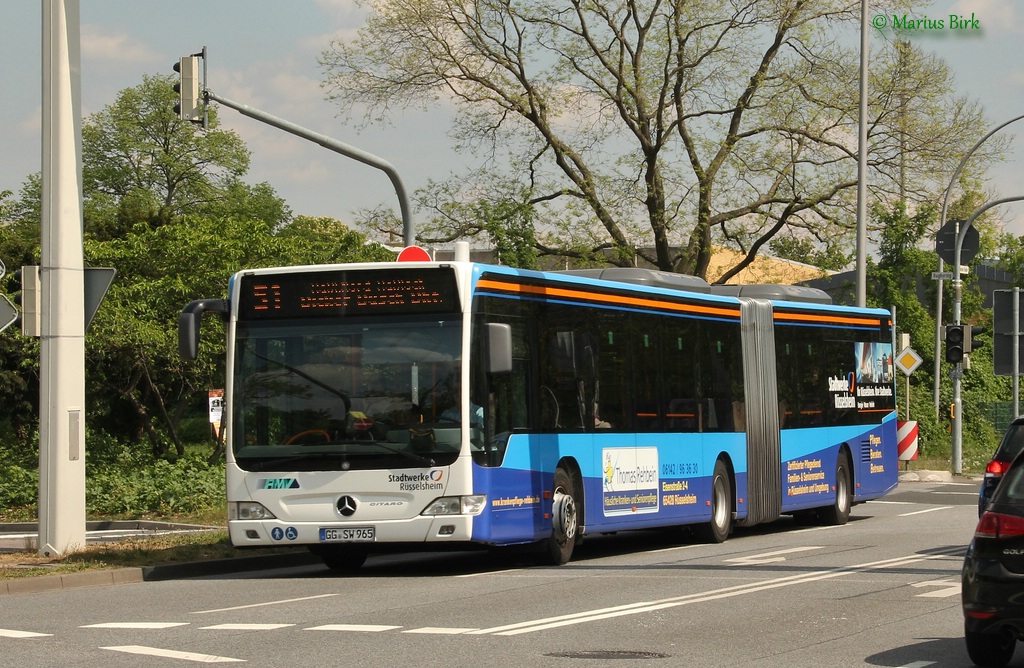 Гессен, Mercedes-Benz O530G Citaro facelift G № 965