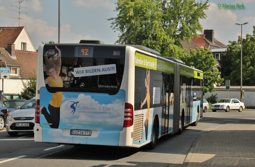 Гессен, Mercedes-Benz O530G Citaro facelift G № 971