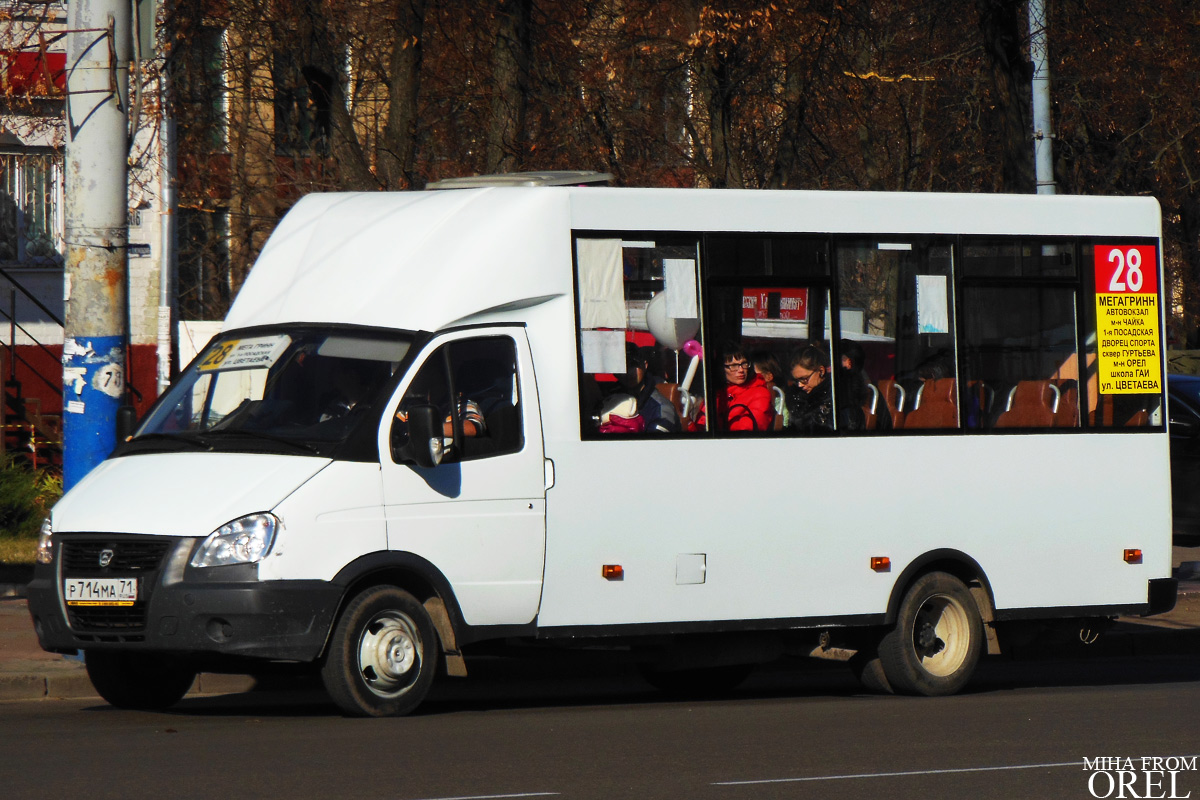 Орловская область, Тула-2221 № Р 714 МА 71 — Фото — Автобусный транспорт