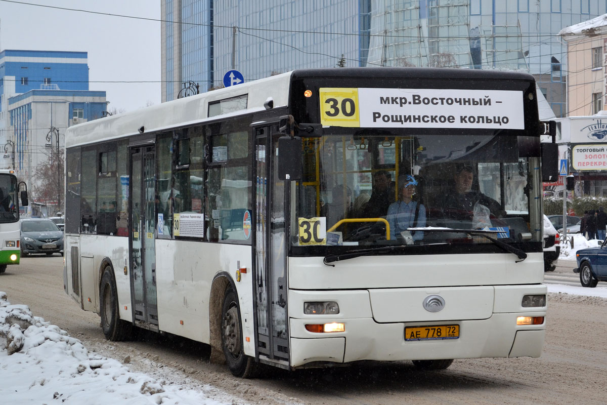 Тюменская область, Yutong ZK6118HGA № АЕ 778 72