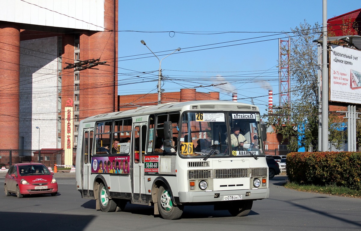 Томская область, ПАЗ-32054 № О 078 ОН 70