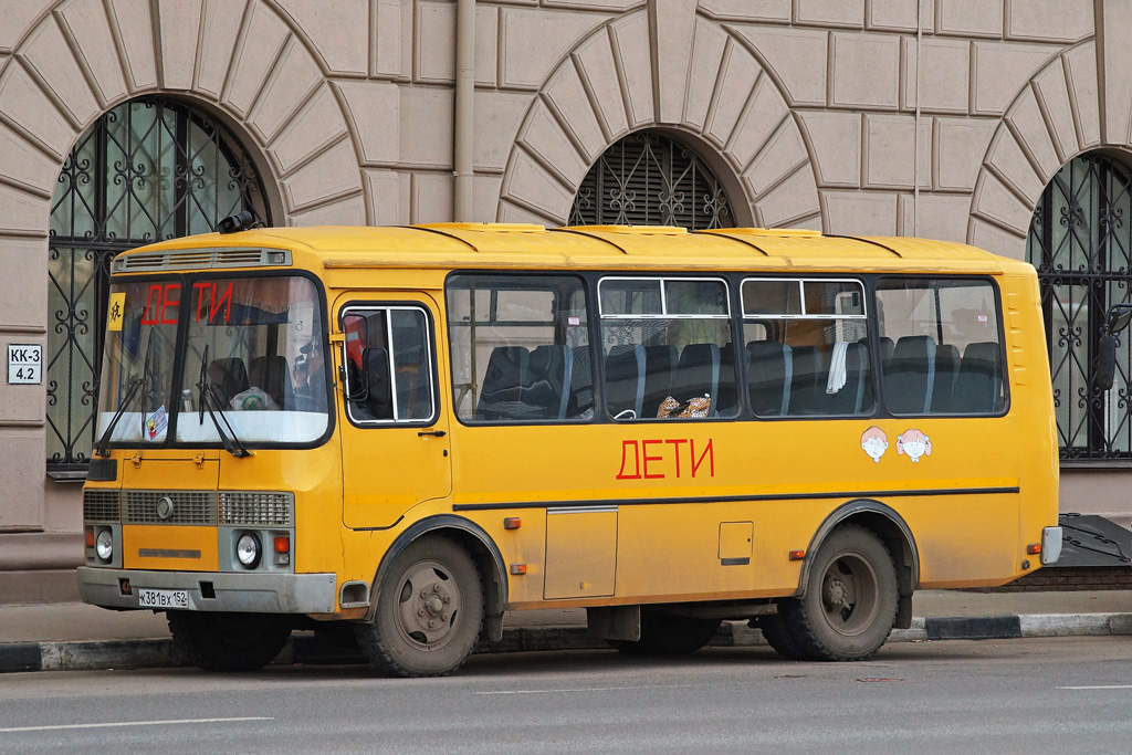 Нижегородская область, ПАЗ-32053-70 № К 381 ВХ 152