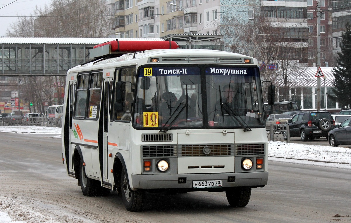 Томская область, ПАЗ-32054 № Е 663 УВ 70