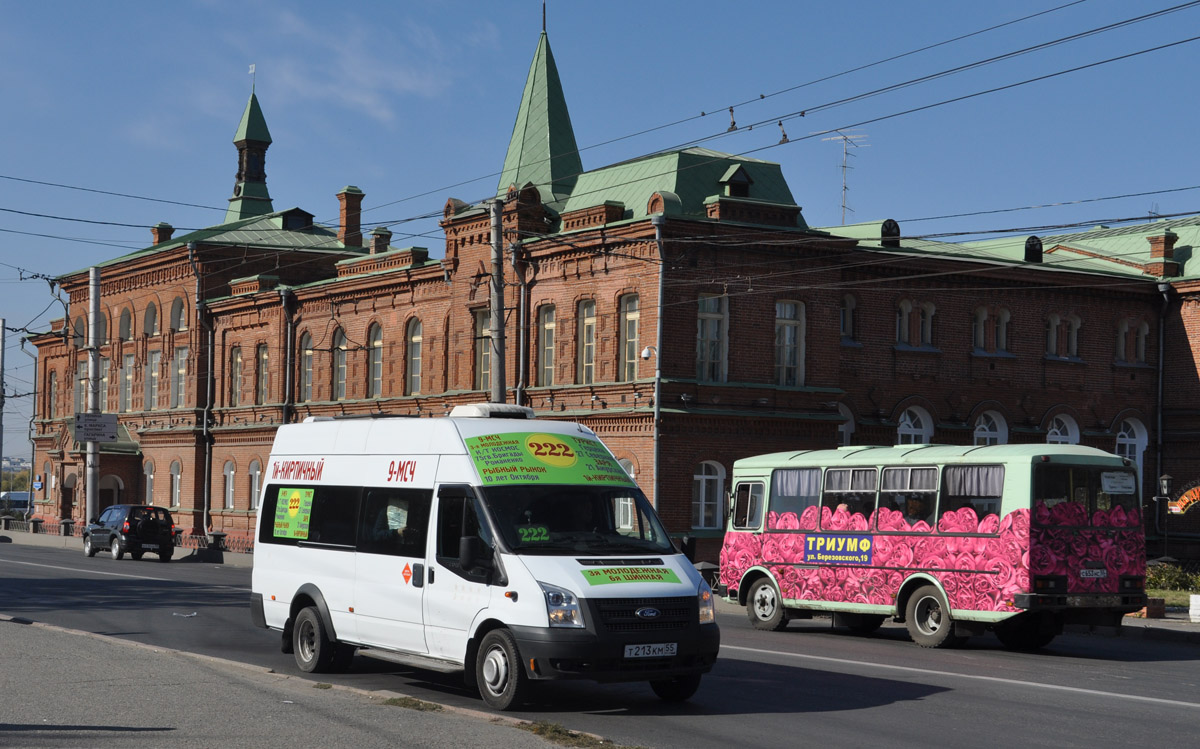 Омская область, Промтех-224326 (Ford Transit) № Т 213 КМ 55; Омская область, ПАЗ-32054 № С 653 НС 55