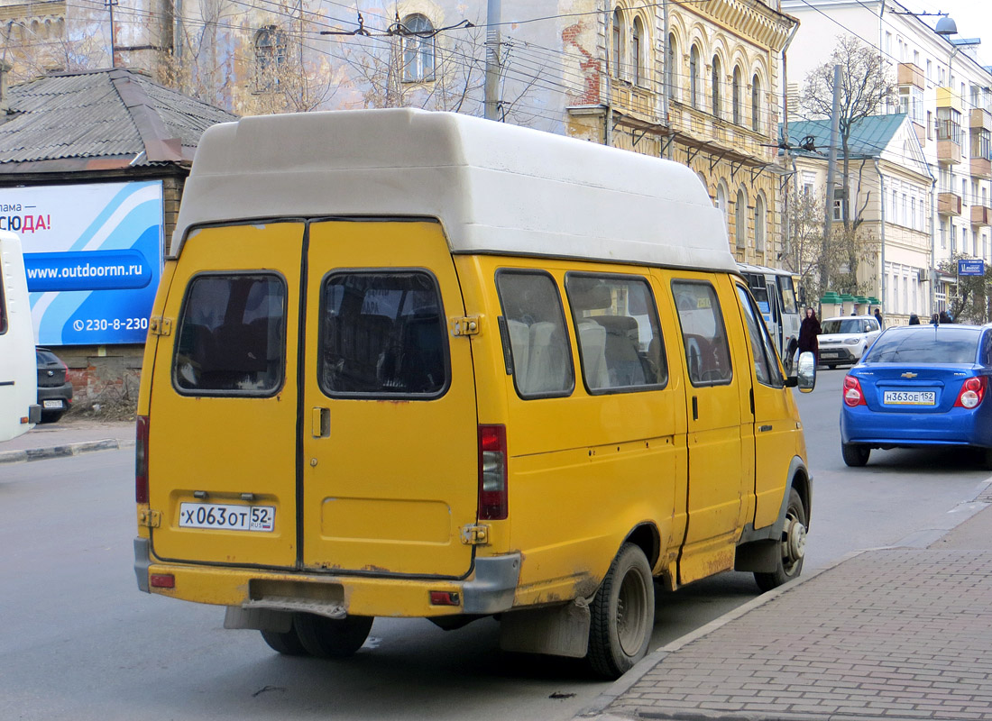 Нижегородская область, ГАЗ-322133 (XTH, X96) № Х 063 ОТ 52