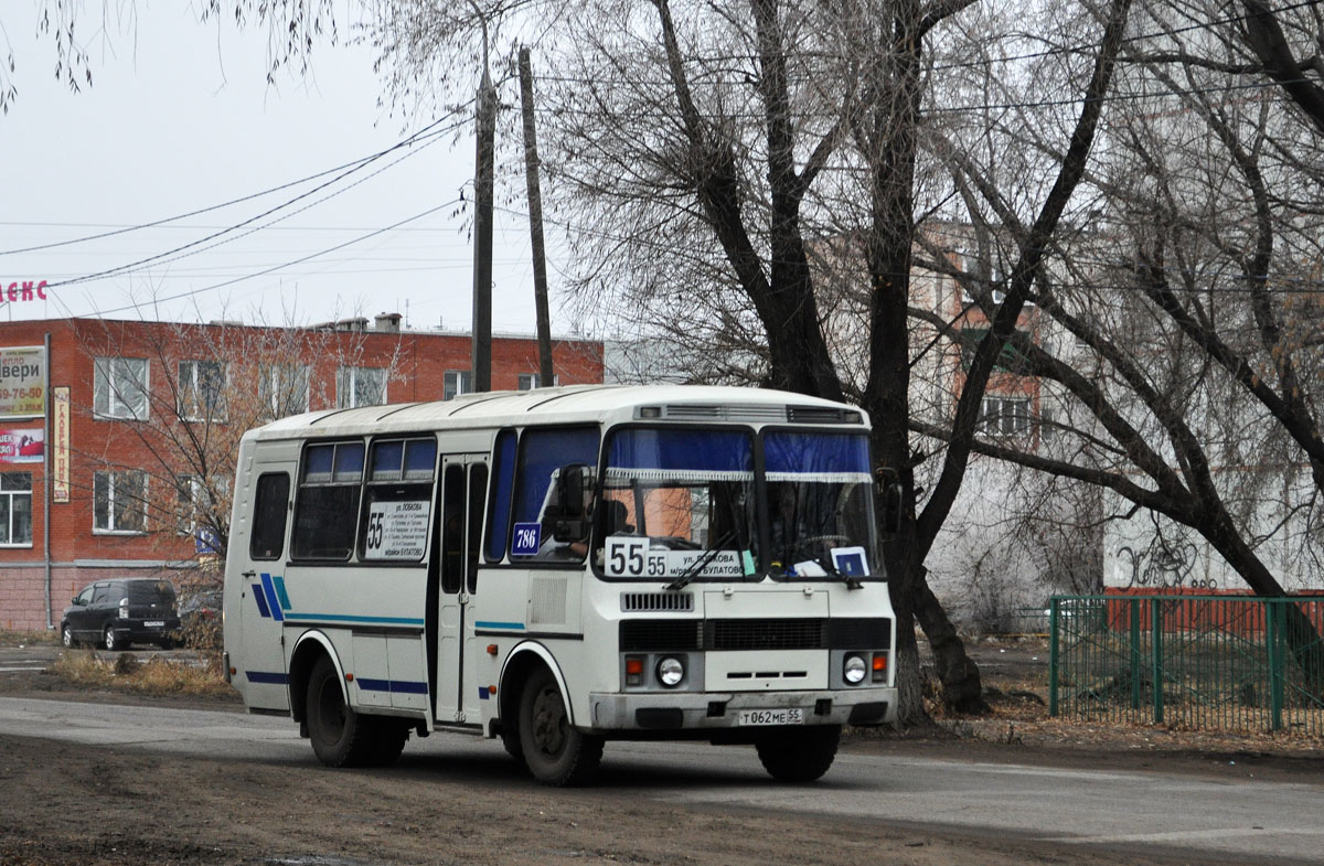 Омская область, ПАЗ-32053 № 786