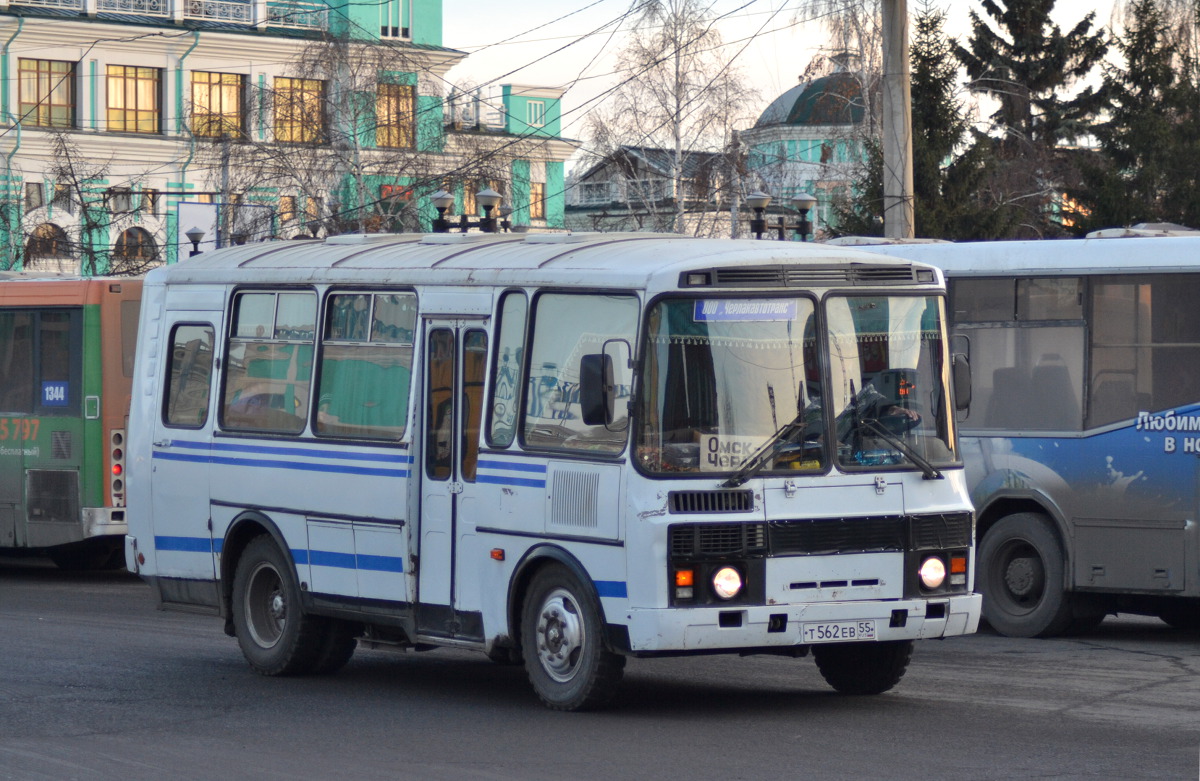 Омская область, ПАЗ-32053 № Т 562 ЕВ 55