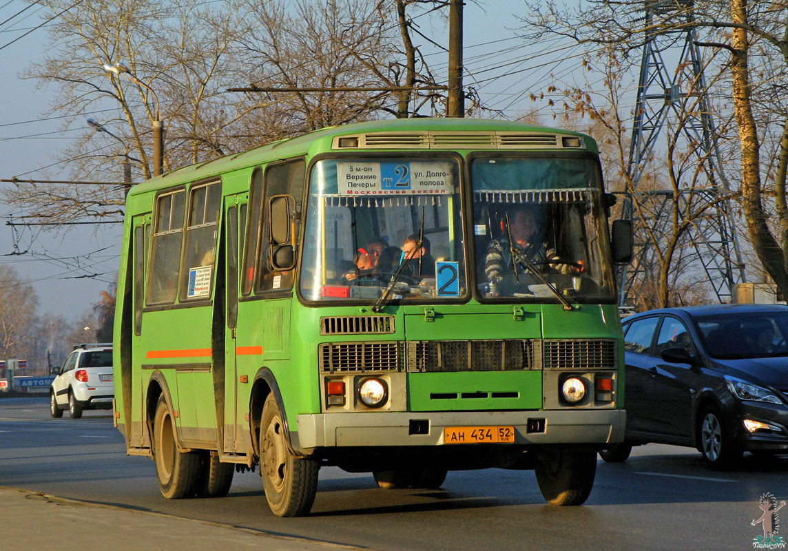 Нижегородская область, ПАЗ-32054 № АН 434 52