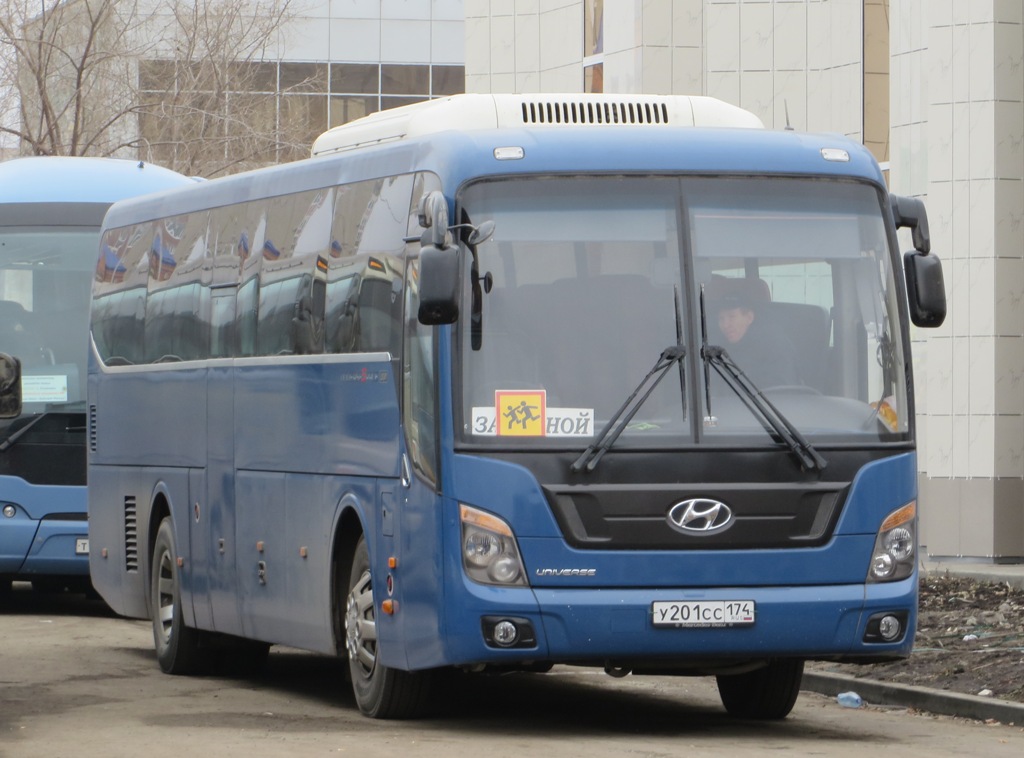 Челябинская область, Hyundai Universe Space Luxury № У 201 СС 174