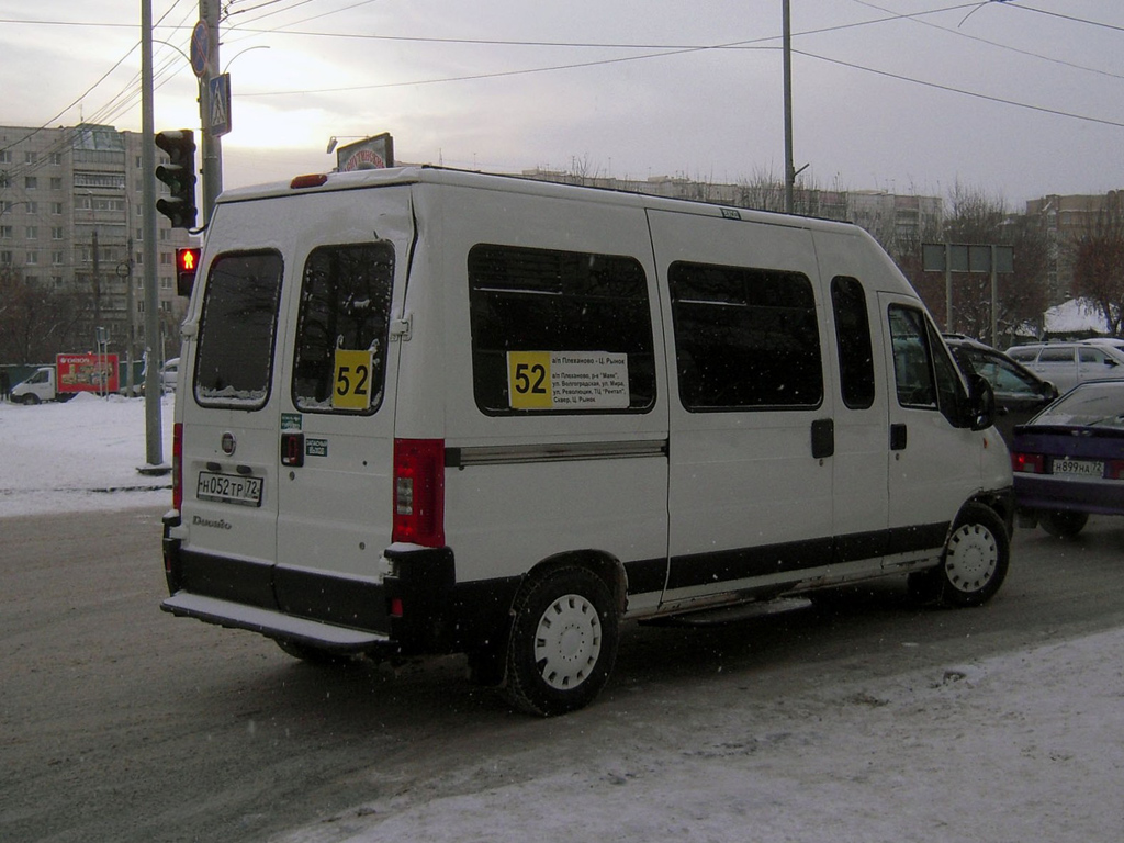 Тюменская область, FIAT Ducato 244 CSMMC, -RT № Н 052 ТР 72