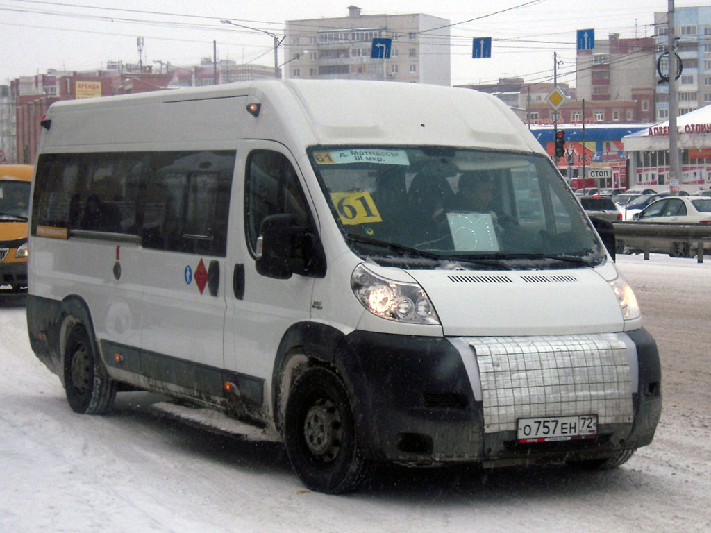 Тюменская область, Нижегородец-FST613 (FIAT Ducato) № О 757 ЕН 72