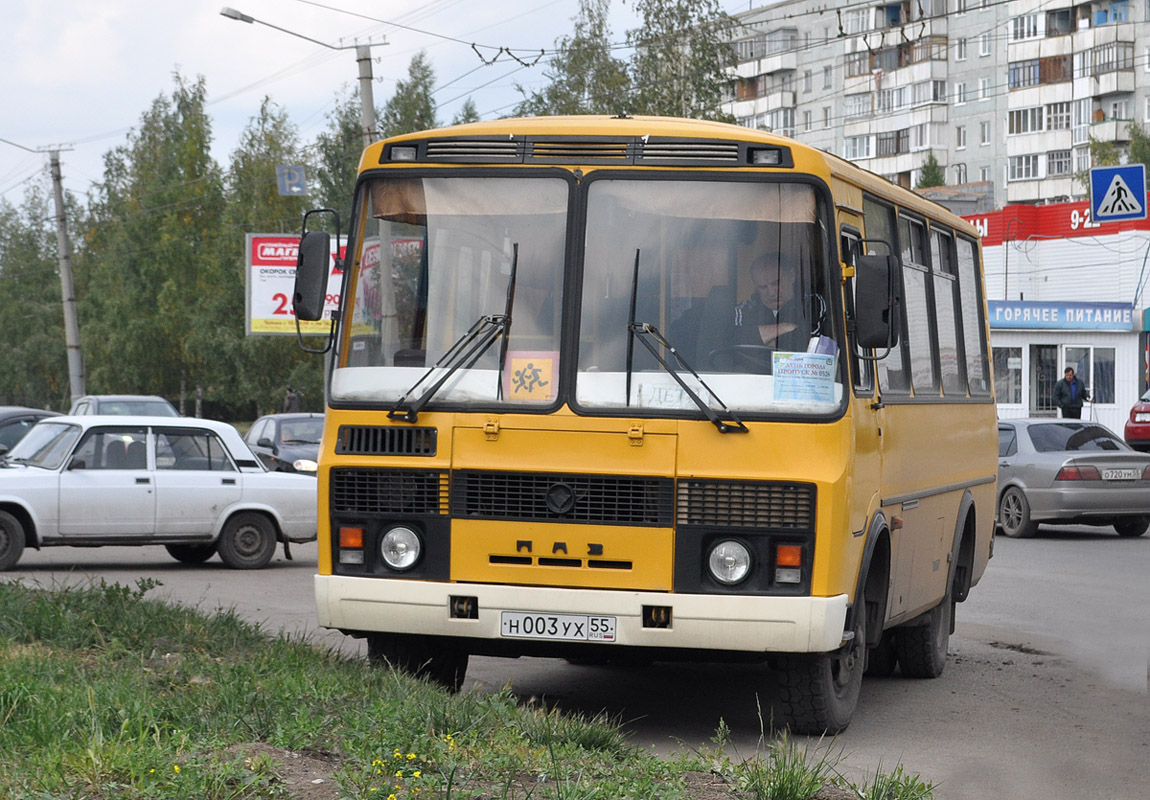 Омская область, ПАЗ-32053-70 № Н 003 УХ 55