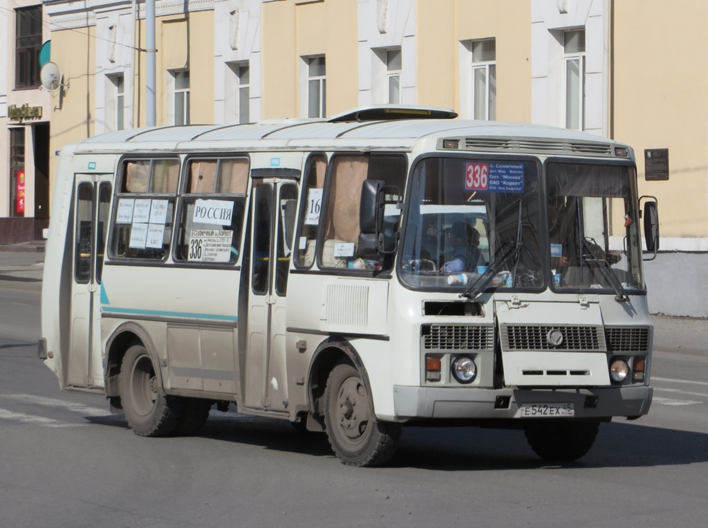 Курганская область, ПАЗ-32053 № Е 542 ЕХ 45