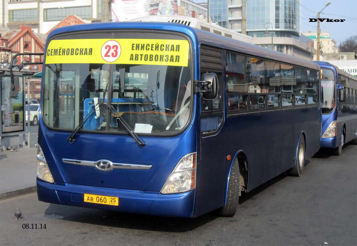 Приморский край, Hyundai New Super AeroCity 1F/L № АВ 060 25