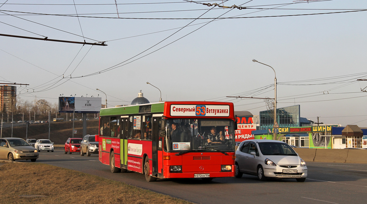 Красноярский край, Mercedes-Benz O405N № У 072 ЕВ 124