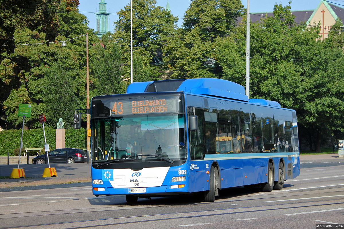 Финляндия, MAN A26 Lion's City LL NL313-15 CNG № 802