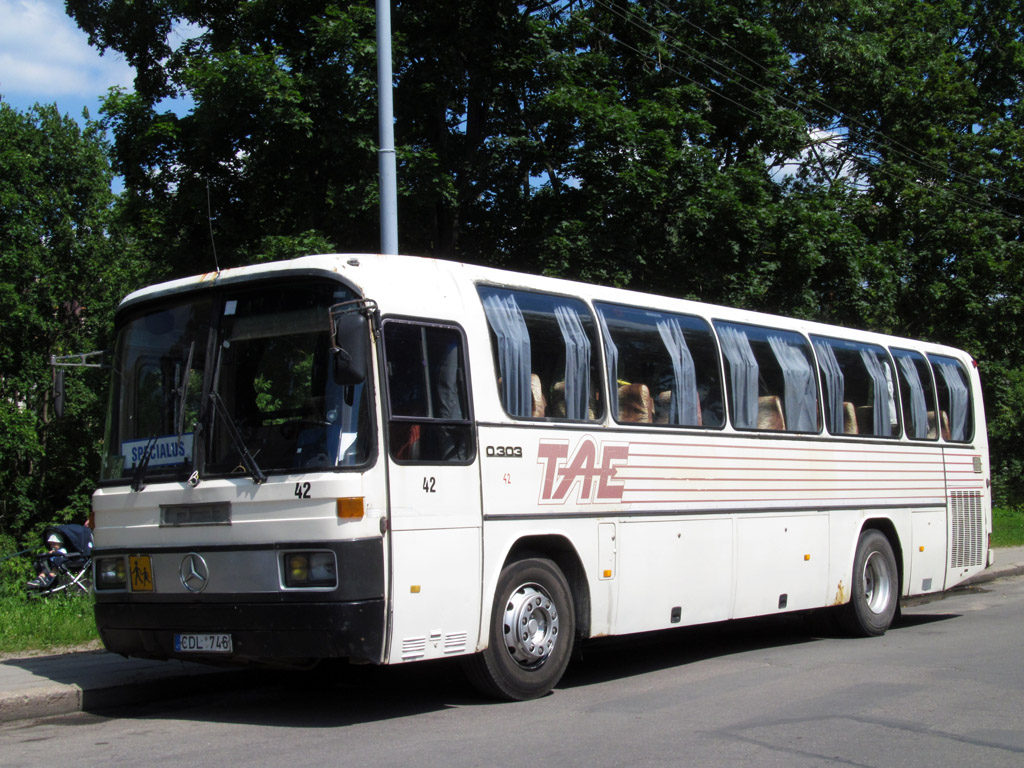 Литва, Mercedes-Benz O303-13KHP-L № 42; Литва — Праздник песни 2014