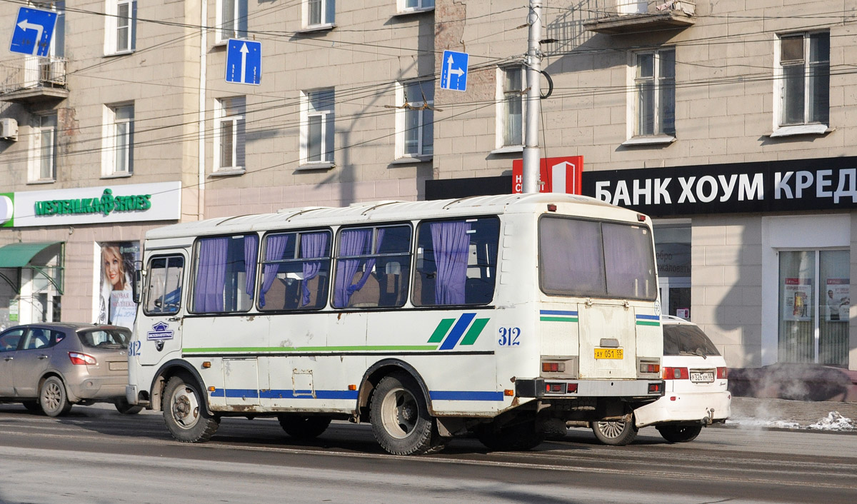 Омская область, ПАЗ-32053 № 312