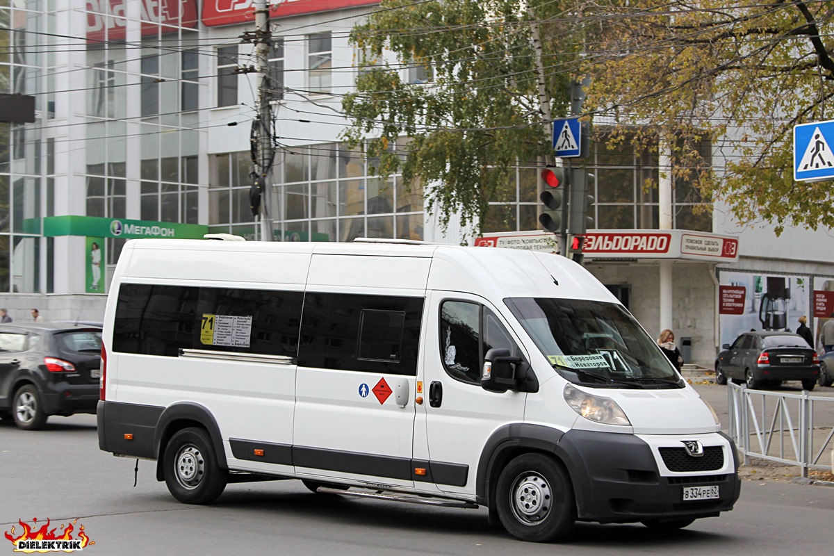 Рязанская область, Нижегородец-2227SK (Peugeot Boxer) № В 334 РЕ 62