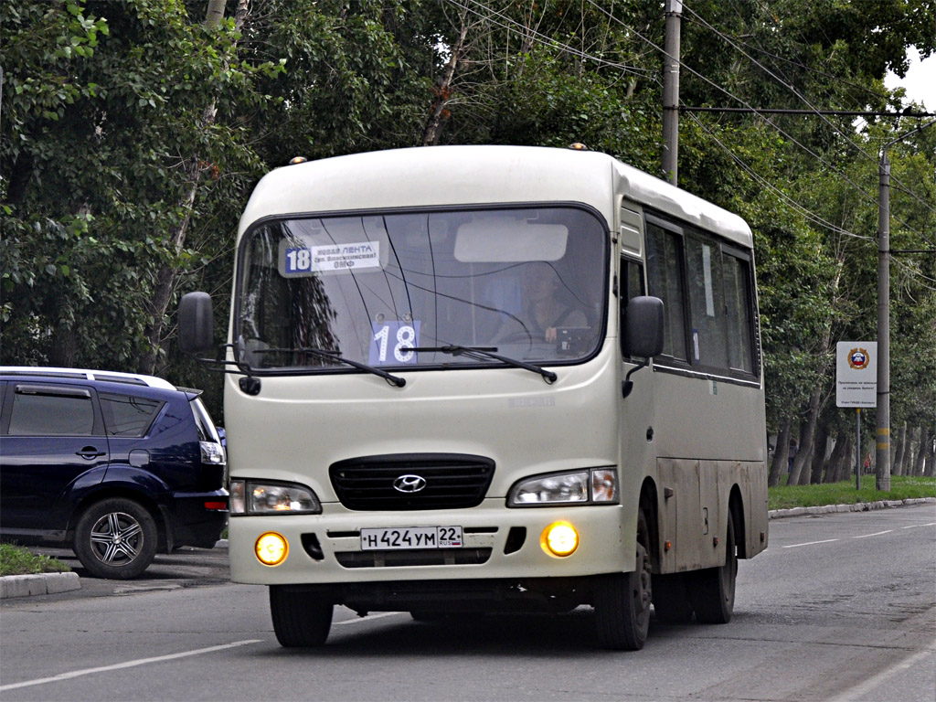 Алтайский край, Hyundai County SWB C08 (РЗГА) № Н 424 УМ 22