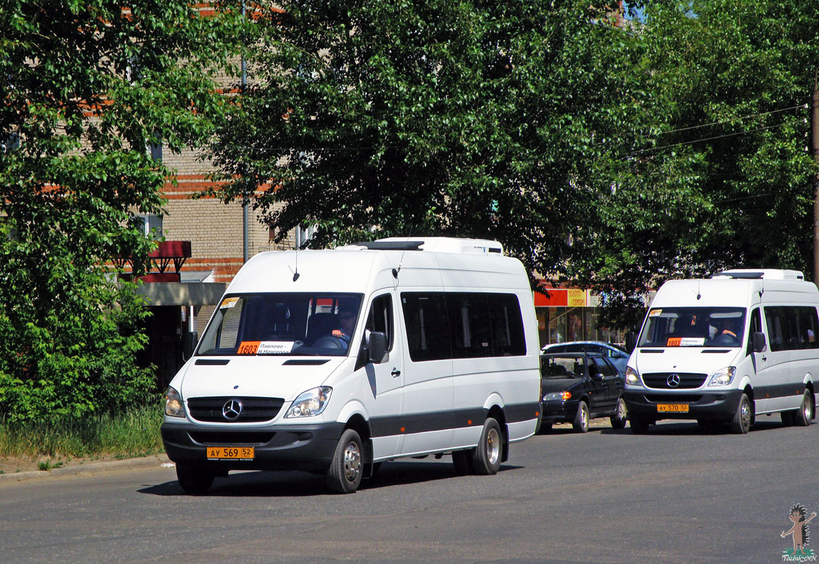 Нижегородская область, Луидор-223602 (MB Sprinter) № АУ 569 52