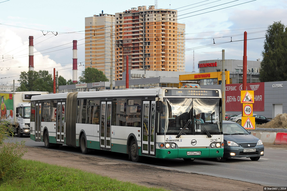 Санкт-Петербург, ЛиАЗ-6213.20 № 2126