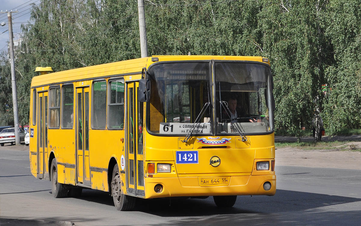 Omsk region, LiAZ-5256.45 Nr. 1421