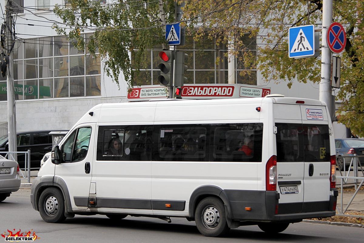 Рязанская область, Нижегородец-2227SK (Peugeot Boxer) № У 474 РН 62