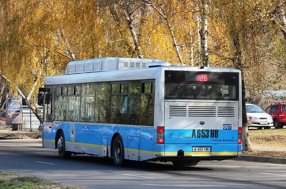 Алматы, Yutong ZK6120HGM № 007