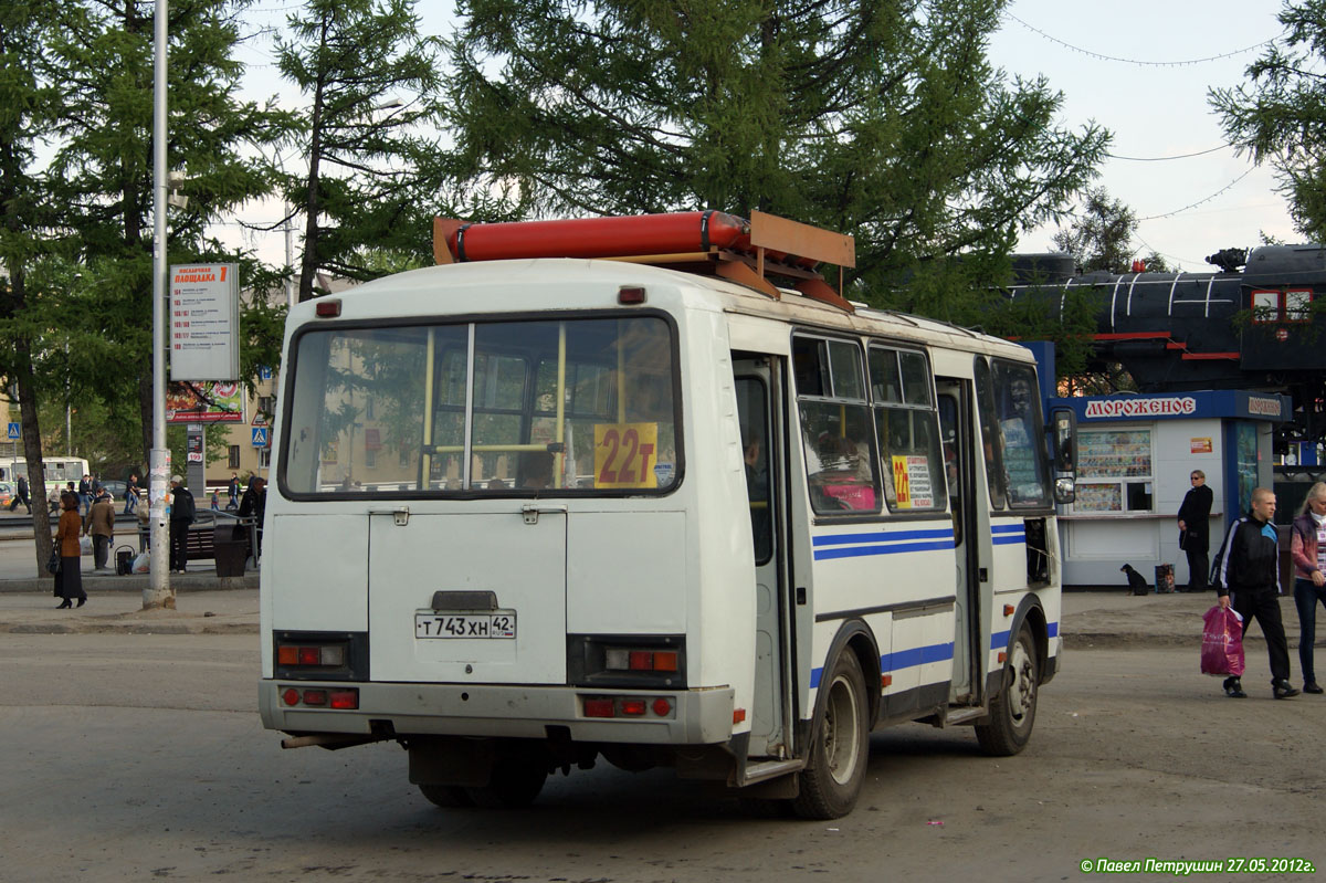 Кемеровская область - Кузбасс, ПАЗ-32054 № Т 743 ХН 42