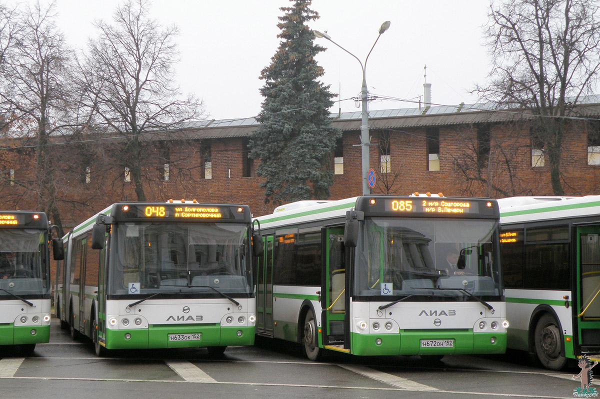 Нижегородская область — Презентация новых автобусов ЛиАЗ-6213.22 (13 ноября 2014)
