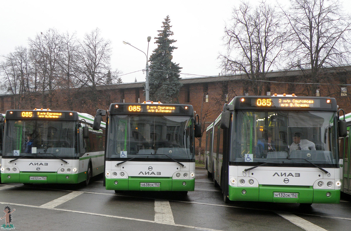 Nyizsnyij Novgorod-i terület — Presentation of new buses  LiAZ-6213.22 (13 november 2014)